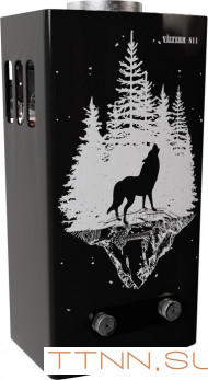 Газовый проточный водонагреватель VilTerm S11 Print (волк) черная