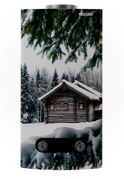 Газовый проточный водонагреватель VilTerm S13 Print (Зимний дом)