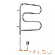 Полотенцесушитель электрический Terminus F-образные - поворотные Электро 25 F-обр 500х500 поворотный