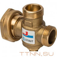 Смесительный клапан STOUT G 1 M-G 1 1/2 F-G 1 M 70°С