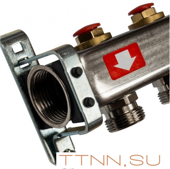 Коллектор с запорными клапанами STOUT SMS-0932-000005 Коллектор с запорными клапанами STOUT SMS-0932-000005