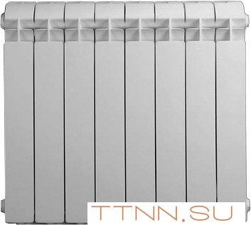 Алюминиевый радиатор Global VOX-R 800 8 секций Алюминиевый радиатор Global VOX-R 800 8 секций