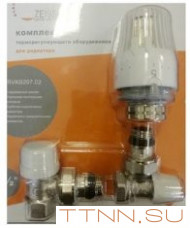 Термостатический комплект для радиатора угловой TIM 1/2 RVKS207.02