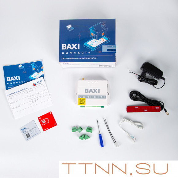 Baxi Connect plus GSM термостат для газовых котлов BAXI и De Dietrich Baxi Connect plus GSM термостат для газовых котлов BAXI и De Dietrich