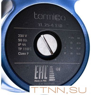 Насос для отопления Termica TL-Z 15-4 130 Насос для отопления Termica TL-Z 15-4 130