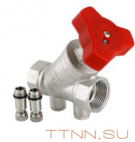 Клапан ручной балансировочный Valtec с пониженной пропускной способностью 1/2" VT.054.NLF.04