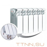 Радиатор биметаллический Rifar BASE 200 Ventil 6 секций Радиатор биметаллический Rifar BASE 200 Ventil 6 секций