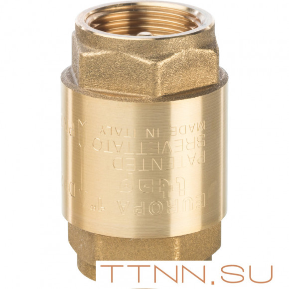 Клапан обратного хода с металлическим седлом STOUT 1"