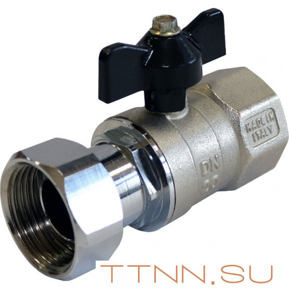 Кран шаровой с накидной гайкой STOUT 3/4"х3/4" SVB-0009-000020