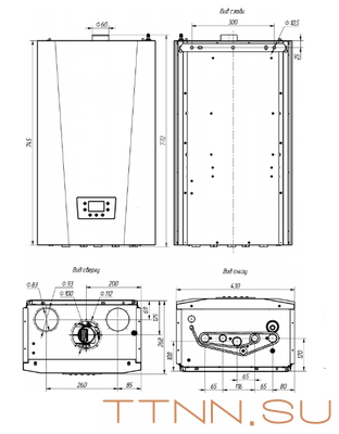 Настенный газовый котел Лемакс PRIME-V10 Настенный газовый котел Лемакс PRIME-V10