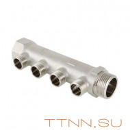 Коллектор Valtec 3/4"х 4 выхода х 1/2" VTc.500 N