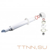 Коаксиальный дымоход 60/100 Dr-Thermo антиобледенительное исп. для котлов всех марок