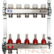 Коллектор с расходомерами STOUT SMS 0917 000005 Коллектор с расходомерами STOUT SMS 0917 000005