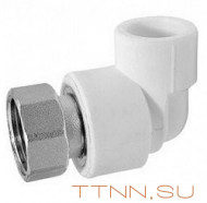 Угольник с накидной гайкой Valfex 25х3/4" Угольник с накидной гайкой Valfex 25х3/4"