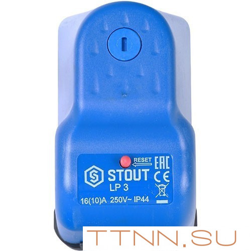 Реле сухого хода STOUT LP/3, 0-4 бар, 1/4"