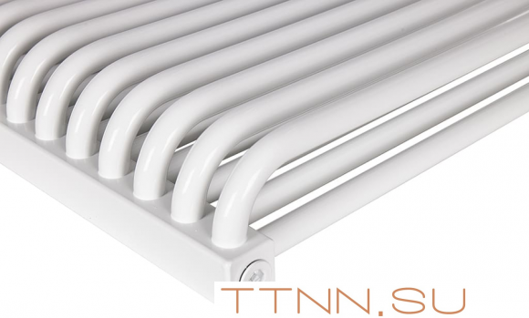 Стальной трубчатый радиатор 2-колончатый Rommer RST 2050/28 боковое подключение RAL9016