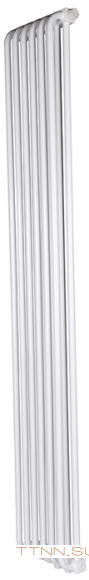 Стальной трубчатый радиатор 2-колончатый Rommer RST 2175/06 нижнее правое подключение RAL9016
