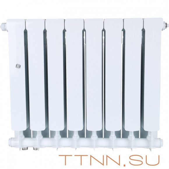 Биметаллический радиатор STOUT SPACE 500 нижнее 8 секций (SRB-0320-050008)