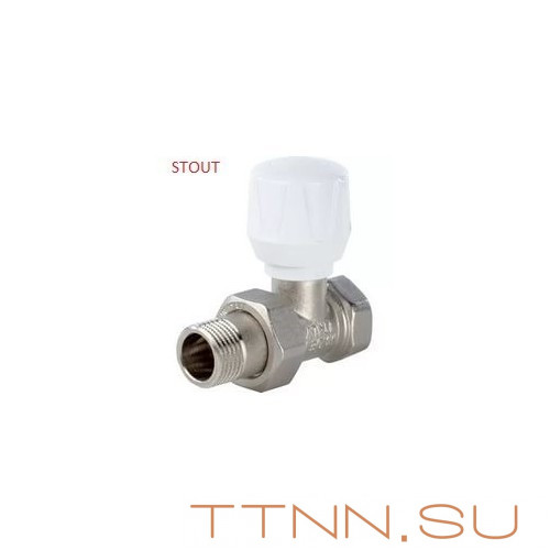 Вентиль  ручной регулировки радиатора 1/2" прямой