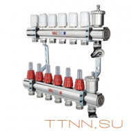 Для отопления VALTEC 1"х12 вых. Евроконус 3/4"с расходомерами в сборе Для отопления VALTEC 1"х12 вых. Евроконус 3/4"с расходомерами в сборе