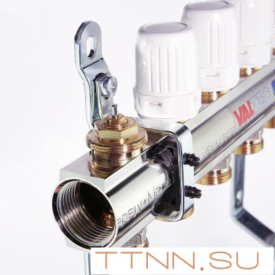 Для отопления VALTEC 1"х5 вых. Евроконус 3/4" Для отопления VALTEC 1"х5 вых. Евроконус 3/4"