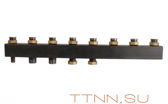 Стальной распределительный коллектор Rommer 4(5) контура 1 1/2 RDG-0017-004045 Стальной распределительный коллектор Rommer 4(5) контура 1 1/2 RDG-0017-004045