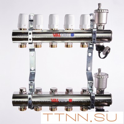 Для отопления VALTEC 1"х9 вых. Евроконус 3/4" Для отопления VALTEC 1"х9 вых. Евроконус 3/4"