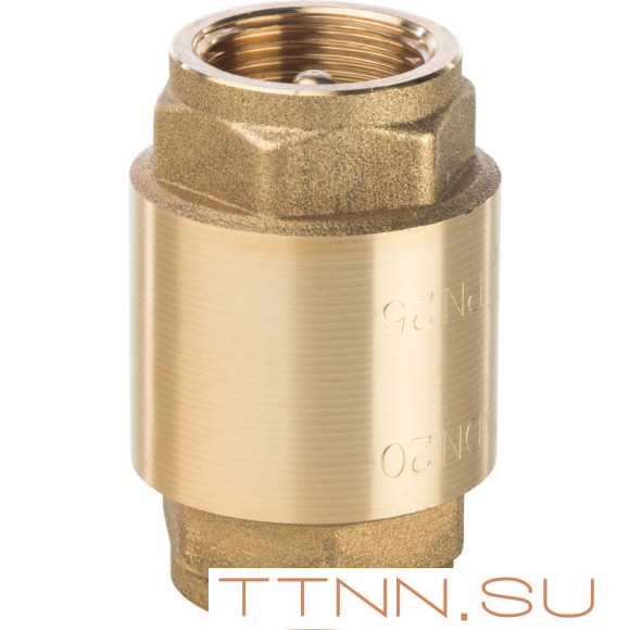 Клапан обратного хода с металлическим седлом STOUT 3/4" Клапан обратного хода с металлическим седлом STOUT 3/4"