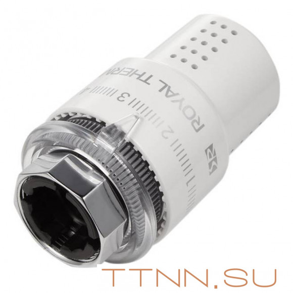 Термоголовка жидкостная Royal Thermo DESIGN М30х1,5 белый (корпус пластик) Термоголовка жидкостная Royal Thermo DESIGN М30х1,5 белый (корпус пластик)