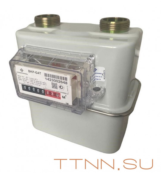 Газовый счетчик ВКР-G4Т Левый Газовый счетчик ВКР-G4Т Левый