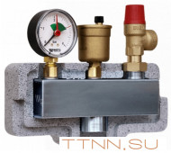 Группа безопасности Watts KSG 30/25M-ISO2 (до 200 кВт) (в теплоизоляции)