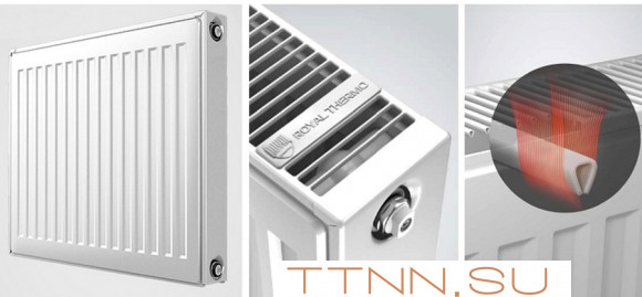 Стальной панельный радиатор Тип 33 Royal Thermo VENTIL COMPACT VC33-450-1300 RAL9016 Стальной панельный радиатор Тип 33 Royal Thermo VENTIL COMPACT VC33-450-1300 RAL9016