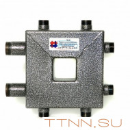 Распределительный коллектор совмещенный с гидравлическим разделителем на 3 контура, арт. ГК3-50 Распределительный коллектор совмещенный с гидравлическим разделителем на 3 контура, арт. ГК3-50