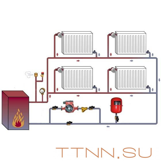 Расширительный бак Wester WRV 80