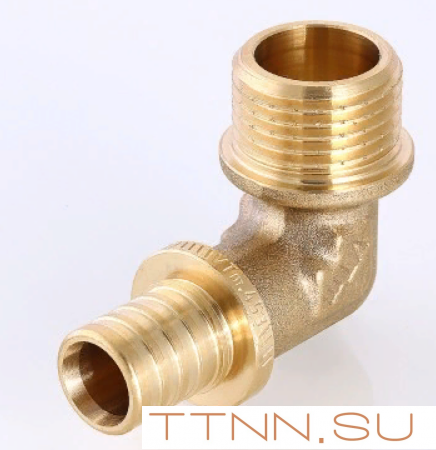 Угольник аксиальный Valtec 25х3/4 VTm.453.BG.002505 с переходом на наружную резьбу Угольник аксиальный Valtec 25х3/4 VTm.453.BG.002505 с переходом на наружную резьбу