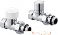 Набор термостатический Royal Thermo DESIGN прямой М30х1,5 1/2" (хром)