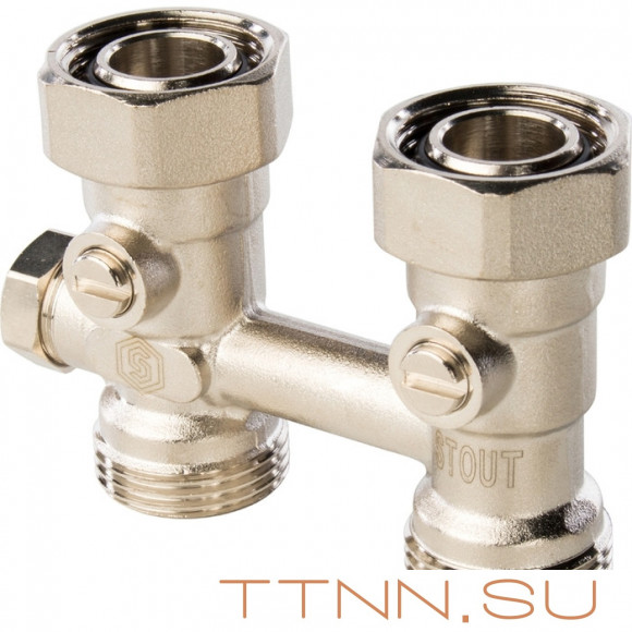 Однотрубный узел нижнего подключения STOUT SVH 0001 000020 Однотрубный узел нижнего подключения STOUT SVH 0001 000020