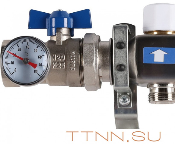 Для отопления Rommer 1"/3/4"x7 с расходомерами (RMS-1210-000007)