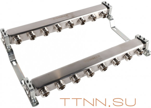 Для отопления Rommer 1"/3/4"x8 для радиаторной разводки (RMS-4401-000008) Для отопления Rommer 1"/3/4"x8 для радиаторной разводки (RMS-4401-000008)