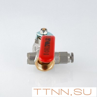 Кран шаровый с дренажным вентилем Valtec 1/ 2 VT.245 Кран шаровый с дренажным вентилем Valtec 1/ 2 VT.245