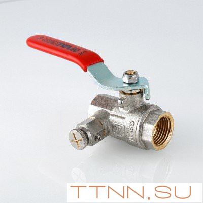 Кран шаровый с дренажным вентилем Valtec 3/4 Valtec VT.245 Кран шаровый с дренажным вентилем Valtec 3/4 Valtec VT.245