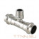 Тройник из нержавеющей стали с наружной резьбой Valtec 28х3/4"