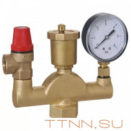 Группа безопасности для котла ЛАТУНЬ "ViEiR" Группа безопасности для котла ЛАТУНЬ "ViEiR"