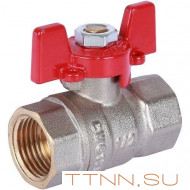 Шаровой кран 1/2" ВН/ВН, ручка бабочка ROMMER RBV-0003-0110215