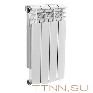Биметаллический радиатор Rommer Plus Bm 500 4 секции Биметаллический радиатор Rommer Plus Bm 500 4 секции