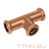 Тройник Sanha ВПр, 35, для медных труб прессовой